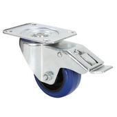 LD Systems 372091 cubiertas para ruedas giratorio de 80 mm y azul cilindro de y tope