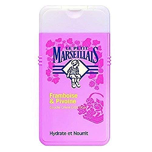 Le Petit Marseillais Gel Ducha cueillettes fruitées Frambuesa y peonías, 250 ml