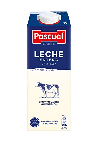 Leche Pascual - Clásica Leche Entera - 1 L (Paquete de 6)