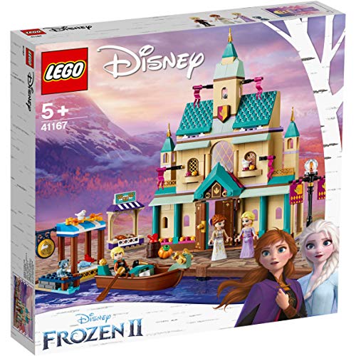 LEGO Disney Princess - Aldea del Castillo de Arendelle, Set de construcción Castillo de la Princesa Elsa, Incluye Minifiguras de Kristoff, Anna y un Gato (41167) , color/modelo surtido