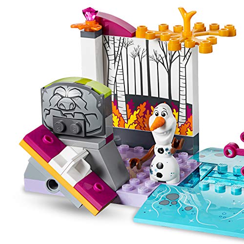 LEGO Disney Princess - Expedición en Canoa de Anna, Incluye Minifigura de Olaf y un Conejito, Piragua de Juguete para Construir, Juguete de Frozen 2 (41165)