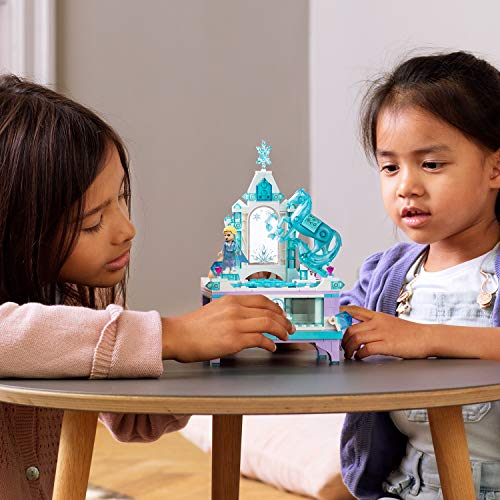 LEGO Disney Princess - Joyero Creativo de Elsa, Set de construcción con cajón con cerradura, espejo y plato giratorio, Incluye Minifigura de Nokk, Juguete de Frozen 2 (41168)