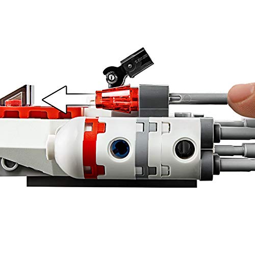 LEGO Star Wars - Microfighter: Ala-Y de la Resistencia, Juguete de la Película Guerra de las Galaxias Episodio 9, con Torreta Giratoria, Incluye Minifigura de Zorii Bliss (75263)