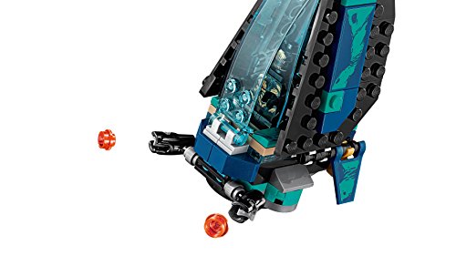 LEGO Super Heroes Ataque de la nave de los Outriders, set de construcción de juguete para recrear las aventuras de los Vengadores, incluye minifiguras de la Viuda Negra y de Capitán America (76101)