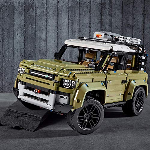 LEGO Technic - Land Rover Defender, Juguete de Construcción de Coche 4x4, Maqueta del Nuevo Modelo de Todoterreno (42110)