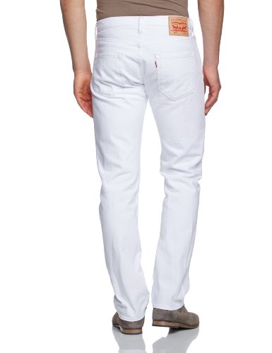 Levi's 501 Original Fit Jeans Vaqueros, White Light, 34W / 30L para Hombre