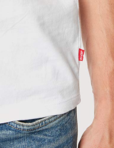 Levi's Graphic Set-In Neck, Camiseta para Hombre, Blanco (C18978 Graphic H215-Hm White Graphic H215-Hm 36.4 140), Small