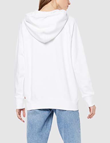 Levi's Graphic Sport Capucha, Blanco (Housemark Hoodie White 0010), 2XS para Mujer