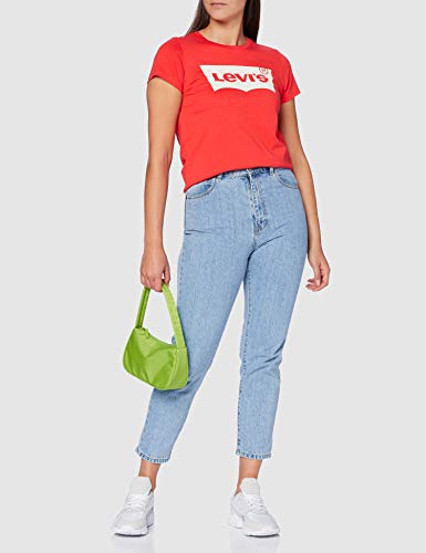 Levi's The tee Camiseta, Batwing Poppy Red, M para Mujer