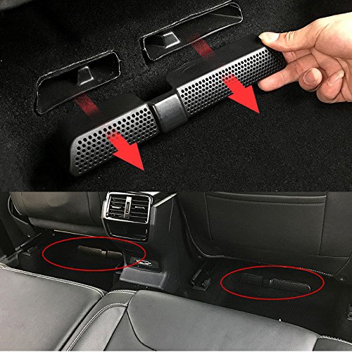 LFOTPP Auto Air Vent Cubierta para Tiguan 2 asiento trasero aire acondicionado Outlet Cover [2 unidades]