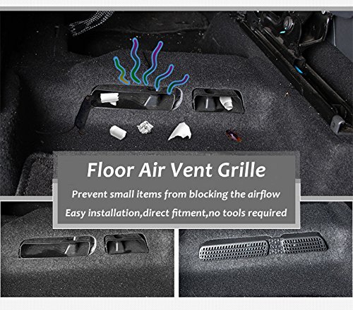 LFOTPP Auto Air Vent Cubierta para Tiguan 2 asiento trasero aire acondicionado Outlet Cover [2 unidades]