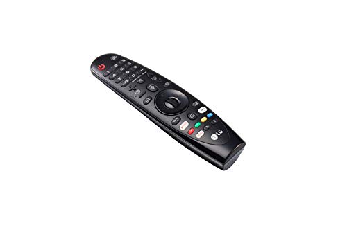 LG Magic Control AN-MR19BA - Mando a distancia (añade Amazon Alexa a tu tele LG, Reconocimiento de voz, apunta y navega, rueda de scroll, botones Netflix y Amazon, teclado numérico) color Negro