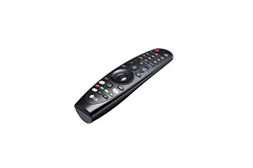 LG Magic Control AN-MR19BA - Mando a distancia (añade Amazon Alexa a tu tele LG, Reconocimiento de voz, apunta y navega, rueda de scroll, botones Netflix y Amazon, teclado numérico) color Negro