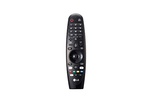 LG Magic Control AN-MR19BA - Mando a distancia (añade Amazon Alexa a tu tele LG, Reconocimiento de voz, apunta y navega, rueda de scroll, botones Netflix y Amazon, teclado numérico) color Negro