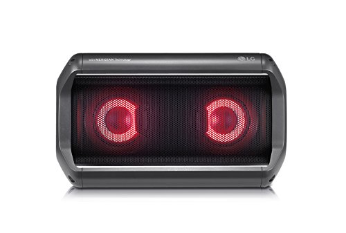 LG XBOOM PK5 - Altavoz Portátil (20 W, Inalámbrico, aptX HD, 15h de batería, Resistencia al agua IPX5, Iluminación, Bluetooth) Color Negro