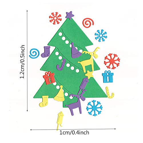 Lhbfcy Diy árbol De Corte Muere DIY Muere Navidad Troqueles Nieve Fabricación Navidad Troqueles Típicas Muy Para Adornos De álbum De Recorte,Tarjetas Scrapbooking,Manualidades Papel,Diseño De Tarjeta