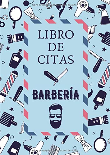 Libro de Citas Barbería: Formato A4 con 102 Páginas  - Agenda de Citas para Barberos y Peluqueros