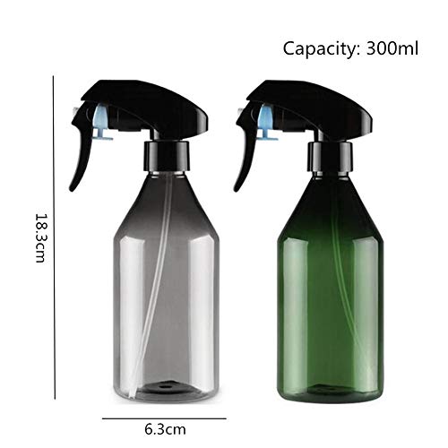 Lidylinashop Botella Spray Botellas de Spray para Limpiar Spray de Botella de Agua Recargable vacía Botella de pulverización vacía de Niebla Continua Green