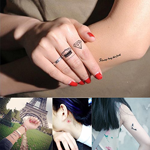 Limeow - Tatuajes adhesivos para adultos, temporales, resistentes al agua, 30 diseños diferentes