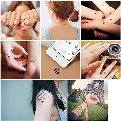 Limeow - Tatuajes adhesivos para adultos, temporales, resistentes al agua, 30 diseños diferentes