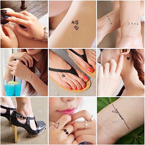 Limeow - Tatuajes adhesivos para adultos, temporales, resistentes al agua, 30 diseños diferentes