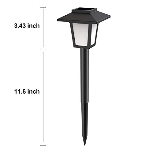 Llama Solar Luces - Luces Solares LED Luces solares Jardín Lámpara LED para exterior,Encendido/Apagado Automático Impermeable Larga duración Luces de Jardín Led Solares(6 Pack)