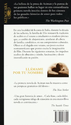 Llámame por tu nombre (Literaturas)