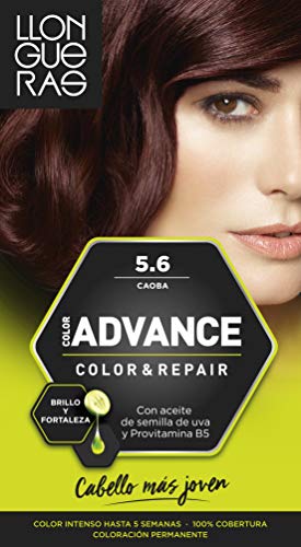 Llongueras Advance Tinte de Cabello Permanente Tono #5.6 Caoba