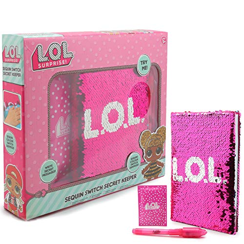 L.O.L. Surprise! Diario Secreto para Niña Libreta d 1 LR44, color rosa