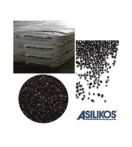 Lordsworld - Asilikos - 25 kilogramos 0,2-1,0Mm ASILIKOS arena abrasiva para chorro de arena - arena abrasiva para pelar - Escoria de cobre - 25 kilogramos - Asilikos-02-10