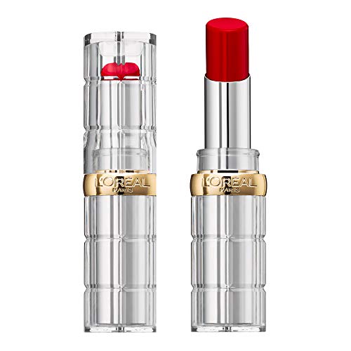 L'Oréal Paris Barra de Labios Color Riche Shine, Tono Rojo 350 Insanesation