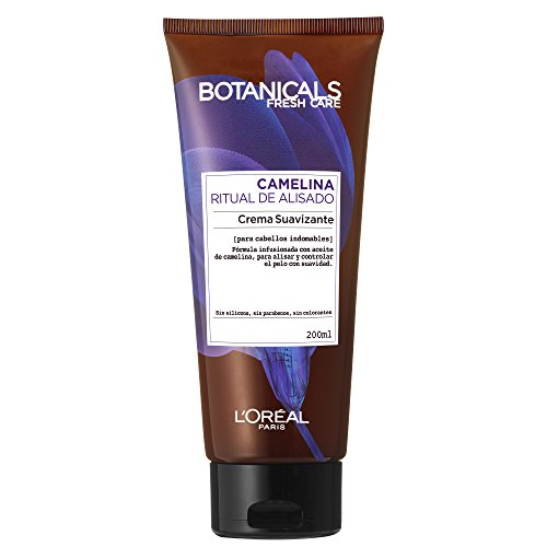 L'Oreal Paris Botanicals Crema Suavizante, Ritual de alisado para cabellos indomables - 200 ml