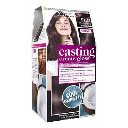 L'Oreal Paris Casting Crème Gloss Baño De Color 5102 Mocha Helado 240 g