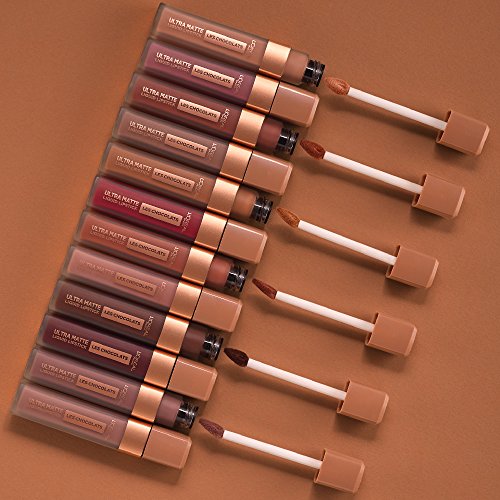 L'Oréal Paris Les Chocolats Labial Líquido Mate, Tono Marrón Nude 866 Truffa Mania