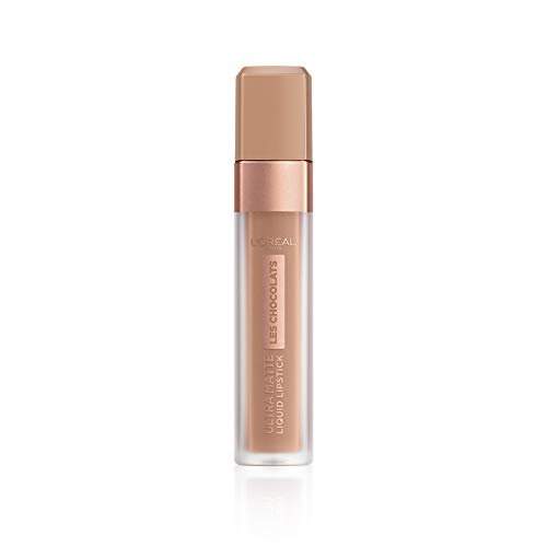 L'Óreal Paris Les Chocolats Labial Líquido Mate - Tono Nude Amarronado 844 Sweet Tooth