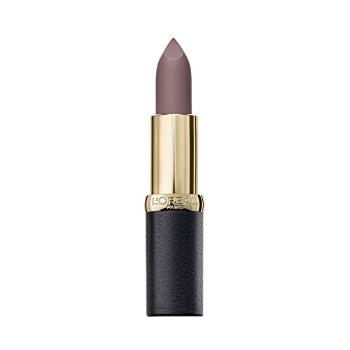 L’Oréal Paris LMU RAL CRMatteNu 908 Storm barra de labios Violeta Mate 4,54 g - Barras de labios (Violeta, Storm, 1 Colores, Hidratante, Mujeres, #8b7174)