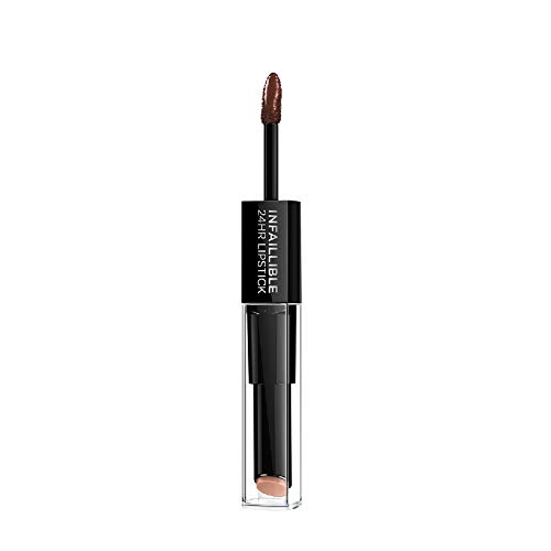 L'Oréal Paris Pintalabios 24H Permanente, Color Marrón 117 Perpuetal Brown