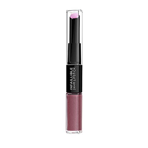 L'Oréal Paris Pintalabios 24H Permanente, Color Morado 209 Violet Parfait