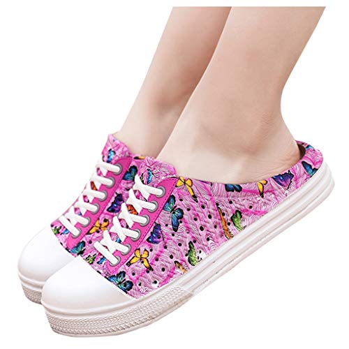 Luckycat Chanclas Zuecos Unisex Adulto Zapatos de Playa y Piscina para Mujer Sandalias de Punta Descubierta Unisex Adulto