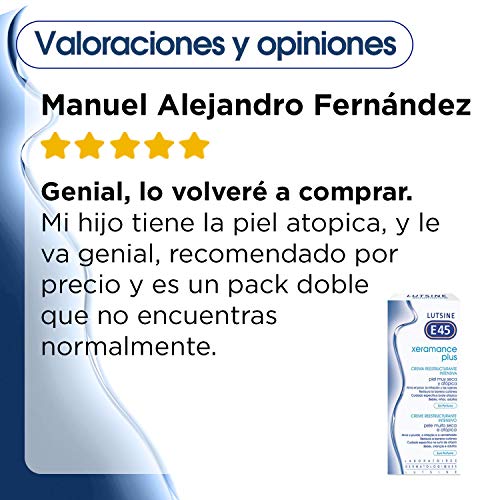 Lutsine Xeramance Crema Reestructurante Intensiva Piel Muy Seca y Atópica Formato Ahorro 2 x 100 ml
