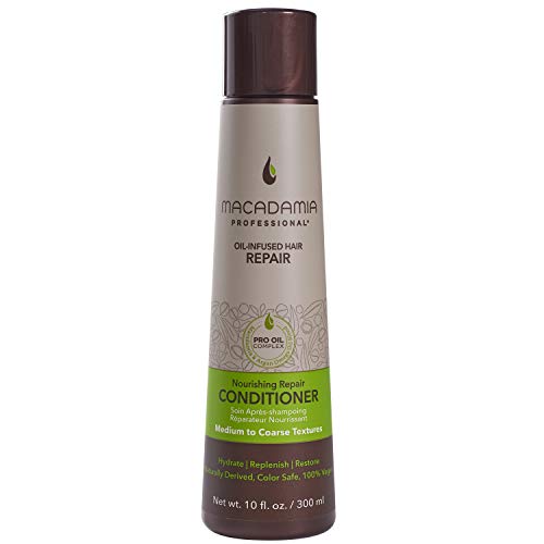 Macadamia Nourishing Moisture - acondicionadores (Mujeres, Profesional, Argan oil, Avocado oil, After shampooing, apply to hair, starting at the ends and working your way up to the scalp. Leave in)