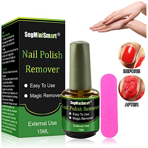 Magic Gel,Removedor de Gel de Uñas,Quita Esmalte de gel y Capa Superior en 3-5 minutos,Hace Uñas más Limpias y Brillantes, Quitaesmalte Fácil y Rápidamente