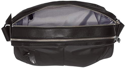 Mandarina Duck Hunter, Bolso Bandolera para Mujer, Negro (Negro/Black), 10x21x28.5 cm (B x H x T)