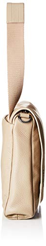 Mandarina Duck - Mellow Leather Tracolla, Bolsos de mano Mujer, Beige (Simply Taupe)