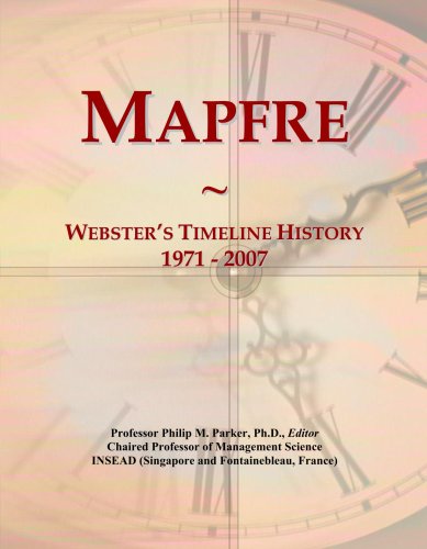 Mapfre: Webster's Timeline History, 1971 - 2007