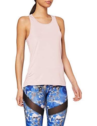 Marca Amazon - AURIQUE Top de Deporte Súper Suave Mujer, Rosa (Lotus), 42, Label:L