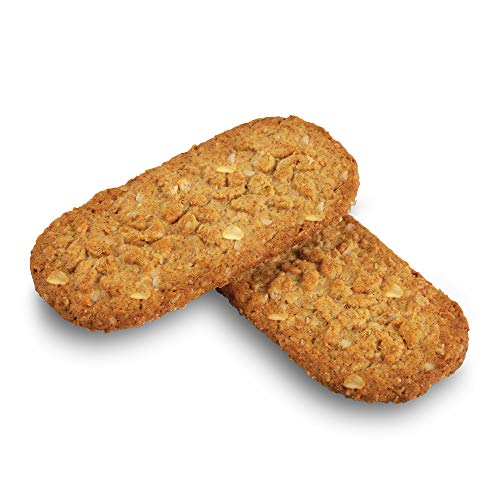 Marca Amazon - Happy Belly - Galletas de avena para el desayuno, 5 x 300 g