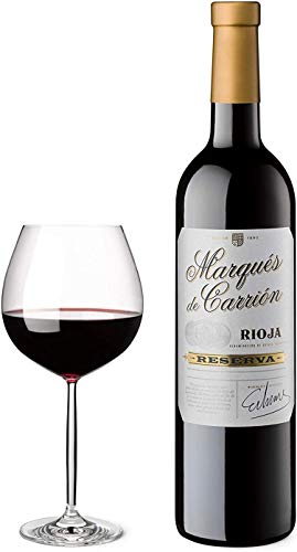 Marqués de Carrión Reserva - Vino Tinto D.O Rioja, Pack de 3 Botellas x 750 ml