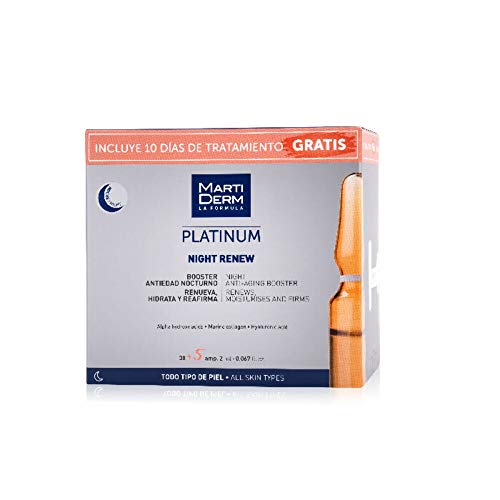 Martiderm Platinum Night Renew 30 Ampoules + 5 Gift Ampoules