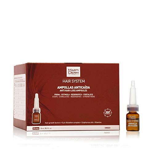 MARTIDERM S.L. - 28 Ampollas Anticaída Hair System Martiderm